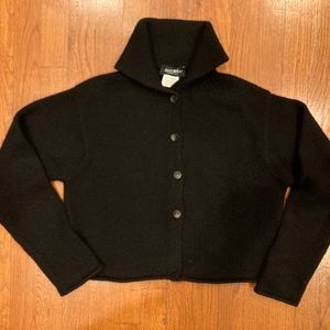 Aida Barni Black Cashmere Cardigan